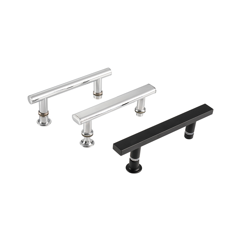 Warna Elektroplating Aluminium Warna Hitam Berbagai Gaya Pegangan